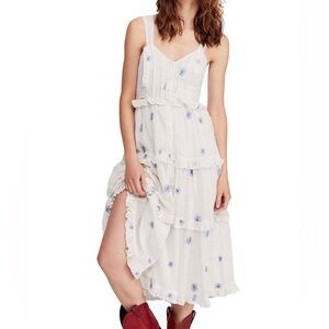 Free People Daisy Chain Midi Dress - Size L